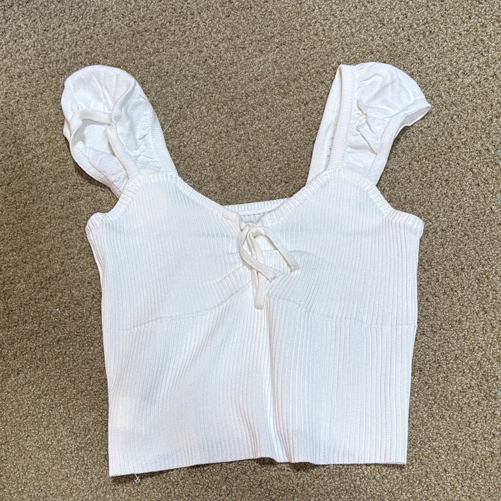 White Sleeveless Women's Top